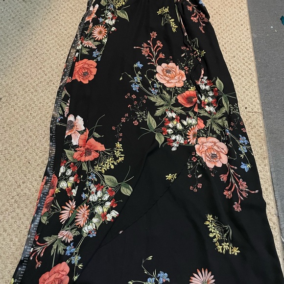 2/$20 Maurices black floral maxi dress - Picture 7 of 7